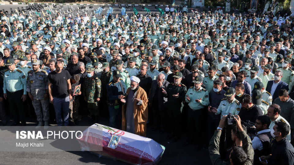 تشییع پیکر مطهر شهید مدافع امنیت امیر کیوانلو