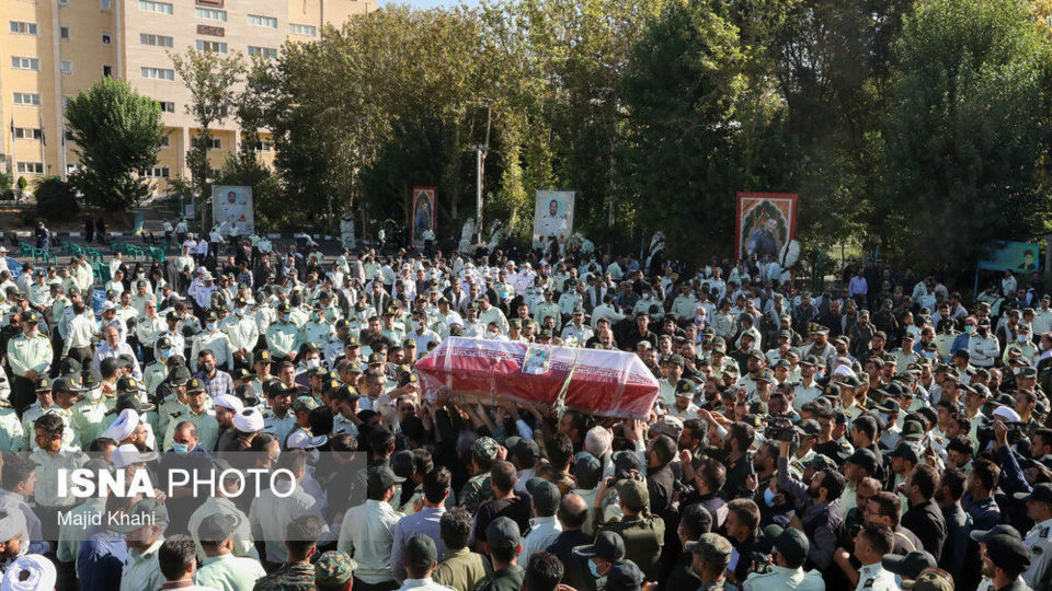تشییع پیکر مطهر شهید مدافع امنیت امیر کیوانلو