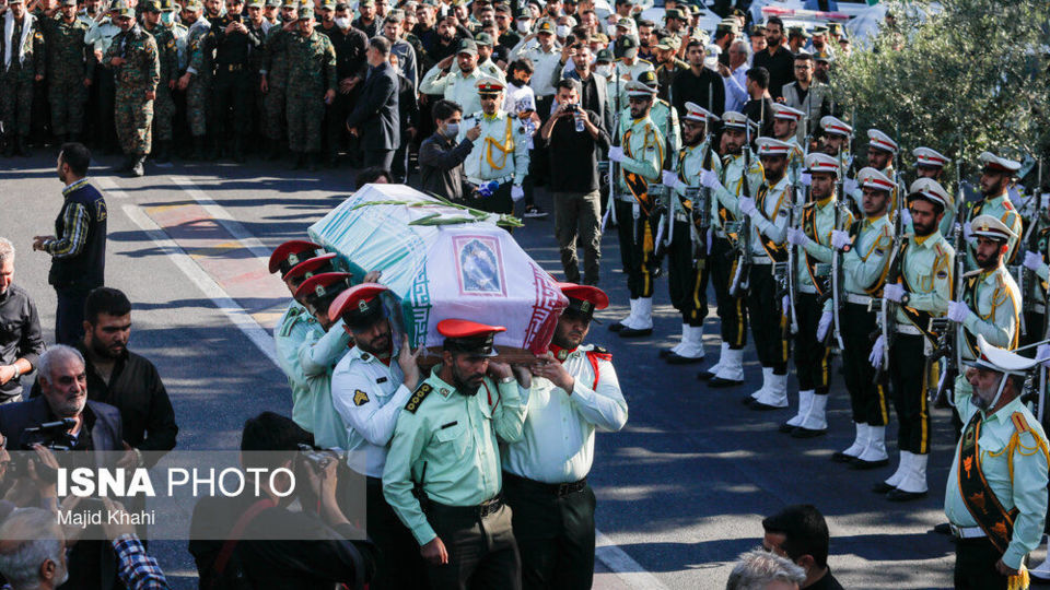 تشییع پیکر مطهر شهید مدافع امنیت امیر کیوانلو