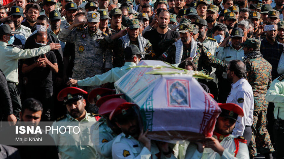 تشییع پیکر مطهر شهید مدافع امنیت امیر کیوانلو