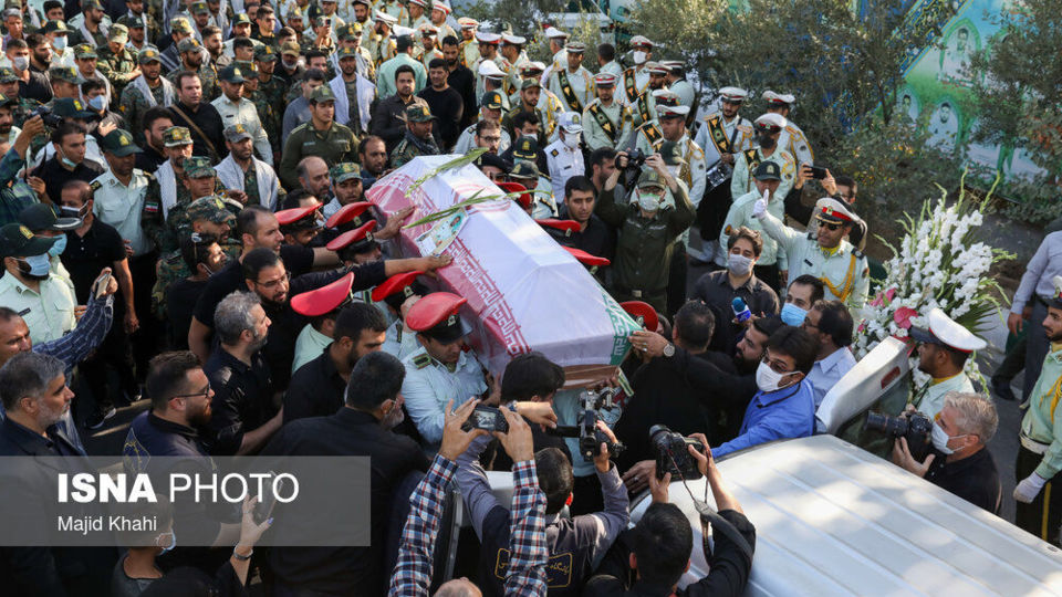 تشییع پیکر مطهر شهید مدافع امنیت امیر کیوانلو