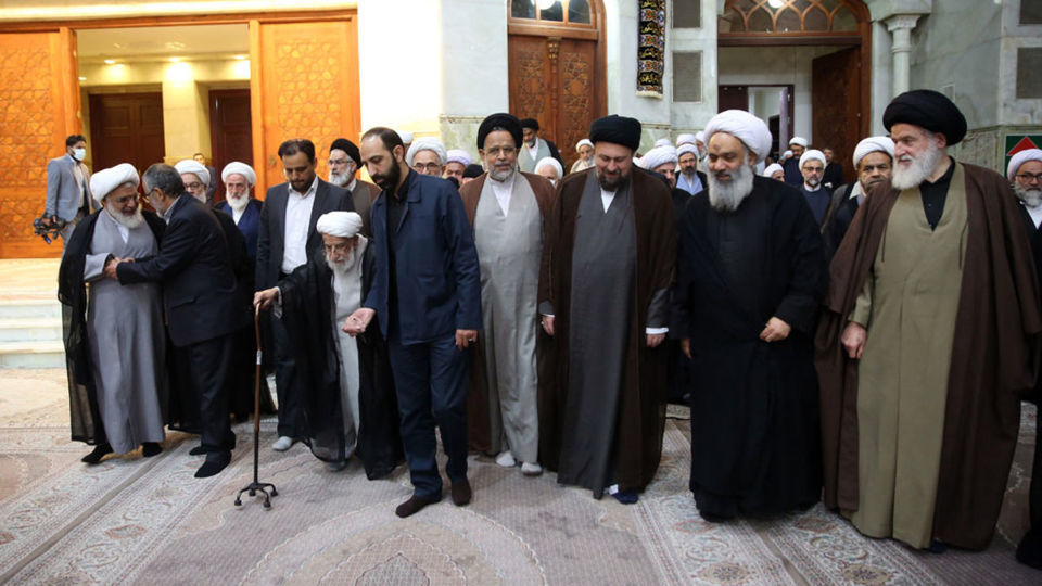     تجدید میثاق رئیس و اعضای مجلس خبرگان رهبری با آرمان های امام خمینی (س) 