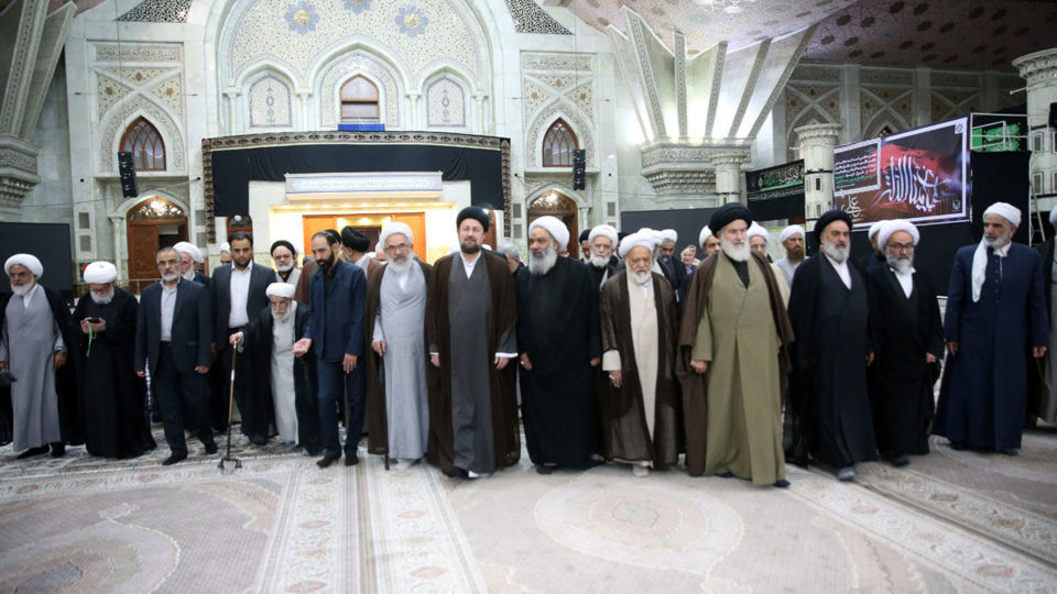     تجدید میثاق رئیس و اعضای مجلس خبرگان رهبری با آرمان های امام خمینی (س) 