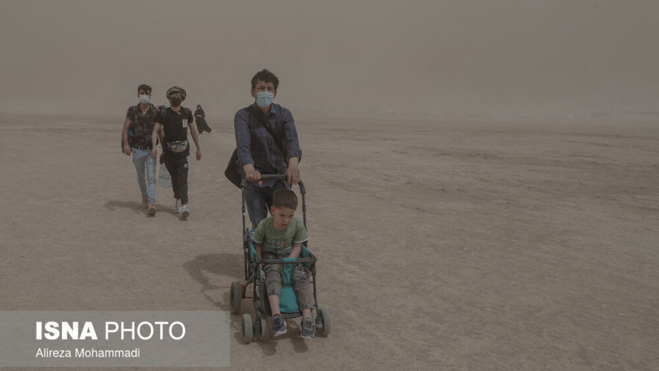 پیاده در غبار