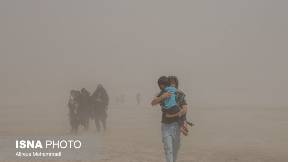 پیاده در غبار