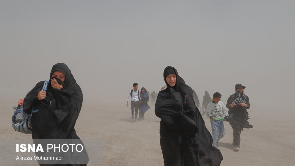 پیاده در غبار