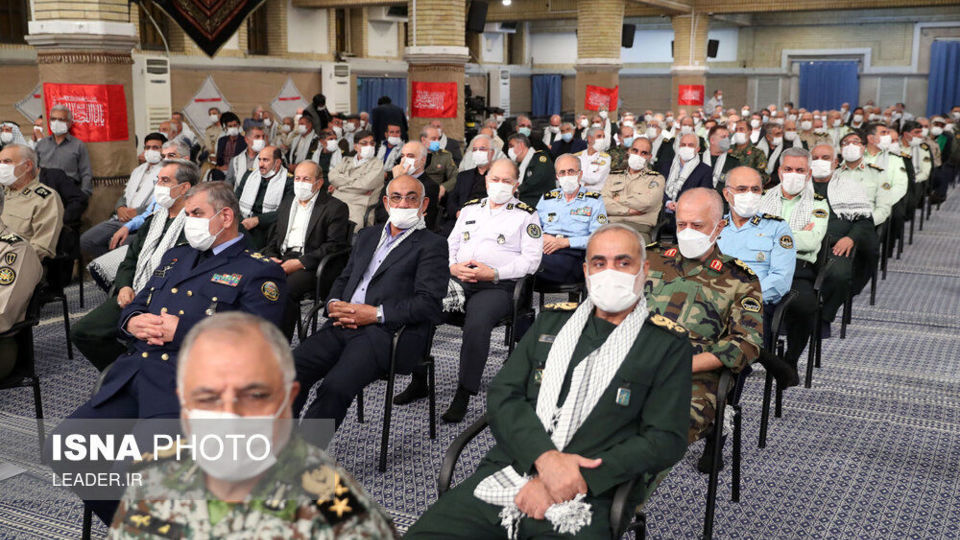 دیدار پیشکسوتان دفاع مقدس و خانواده‌های شهدا با مقام معظم رهبری