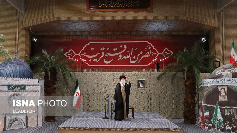 دیدار پیشکسوتان دفاع مقدس و خانواده‌های شهدا با مقام معظم رهبری