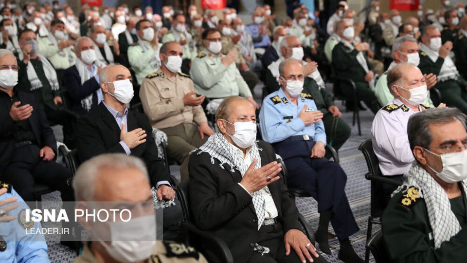 دیدار پیشکسوتان دفاع مقدس و خانواده‌های شهدا با مقام معظم رهبری