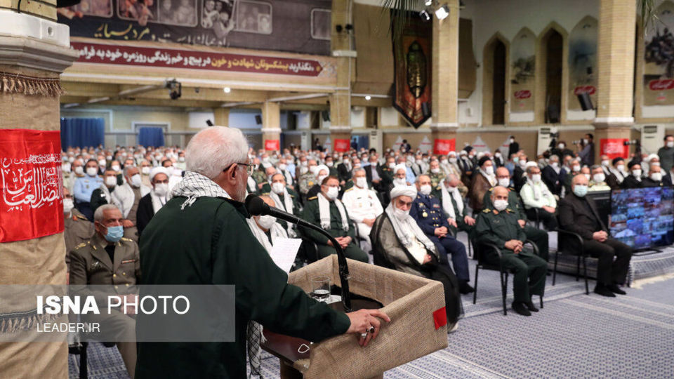 دیدار پیشکسوتان دفاع مقدس و خانواده‌های شهدا با مقام معظم رهبری