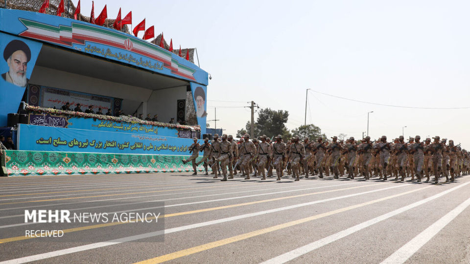 مراسم رژه ۳۱شهریور نیروهای مسلح در تهران