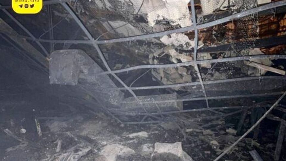 تصاویر زندان اوین پس از آتش‌سوزی