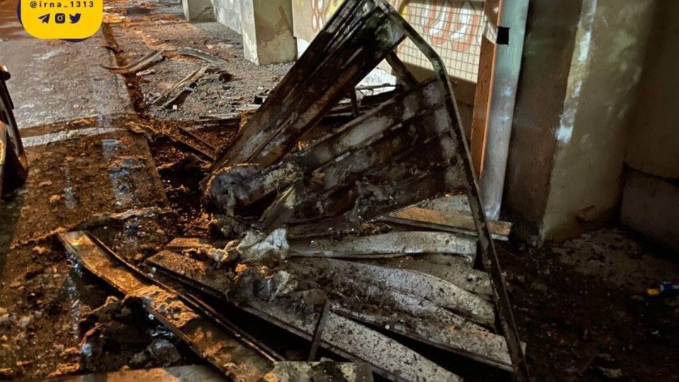 تصاویر زندان اوین پس از آتش‌سوزی