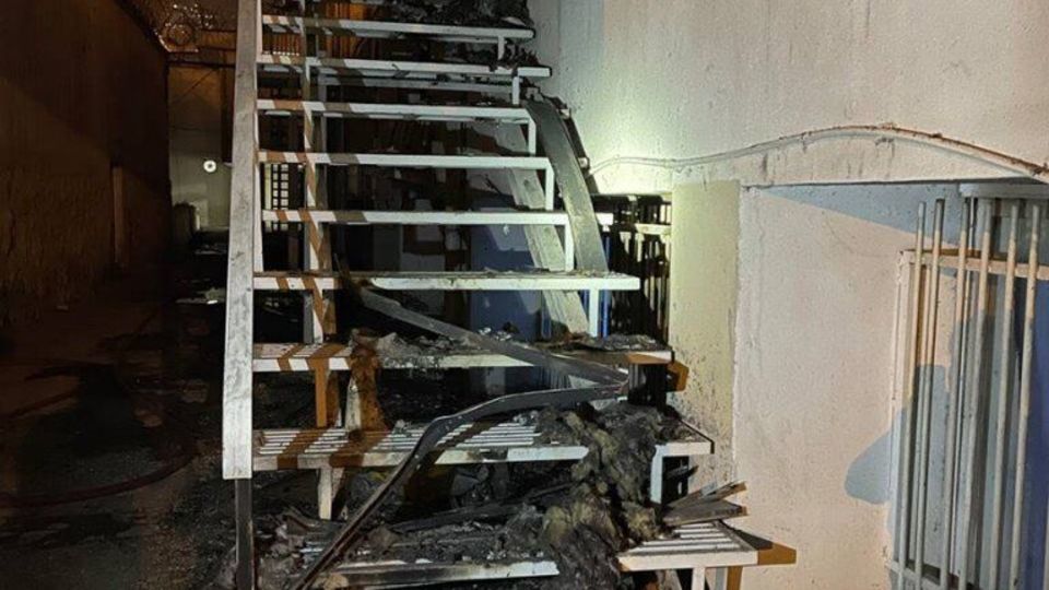 تصاویر زندان اوین پس از آتش‌سوزی