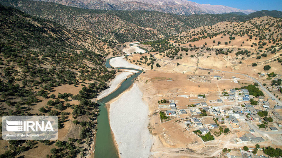خشکی تدریجی رودخانه بازفت