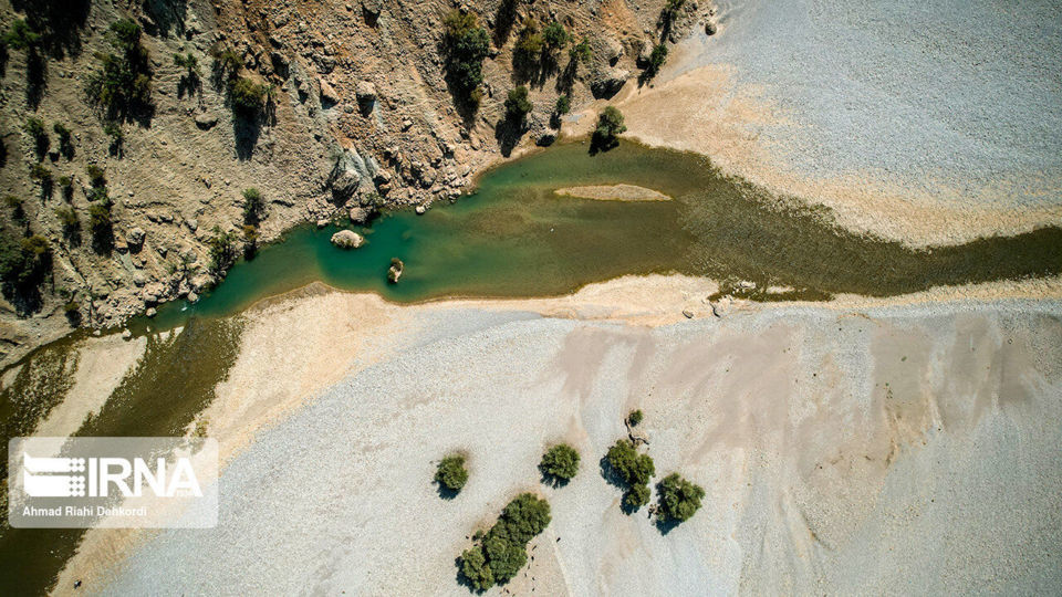 خشکی تدریجی رودخانه بازفت