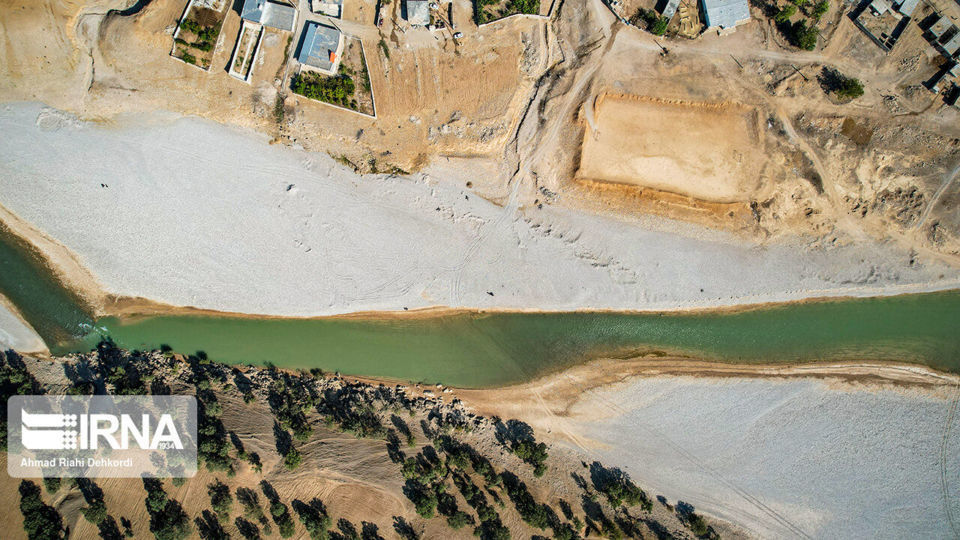 خشکی تدریجی رودخانه بازفت