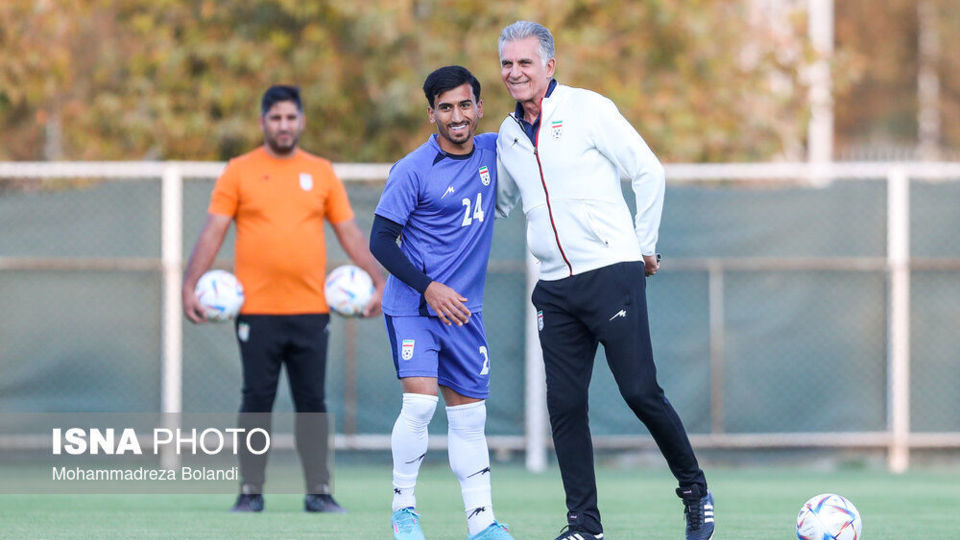 تمرین تیم ملی فوتبال