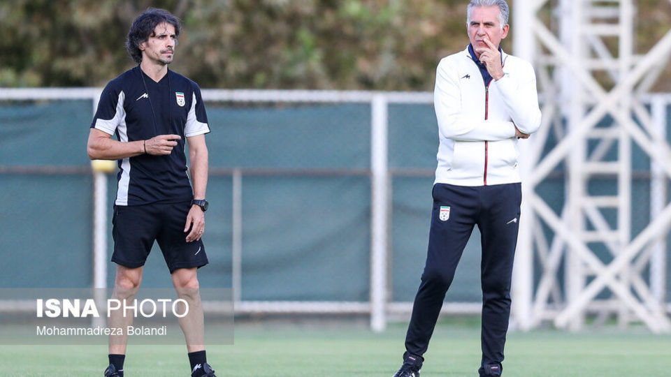 تمرین تیم ملی فوتبال