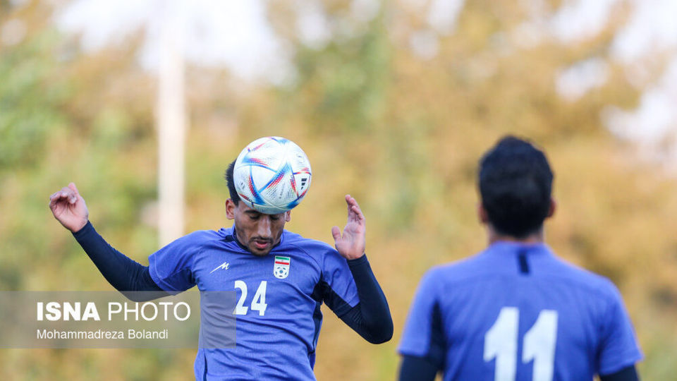 تمرین تیم ملی فوتبال