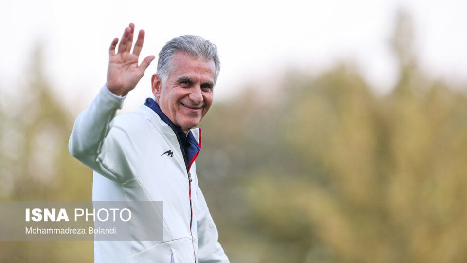 تمرین تیم ملی فوتبال