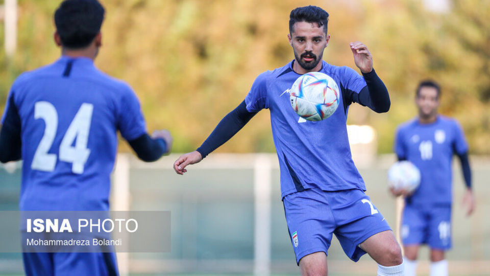 تمرین تیم ملی فوتبال