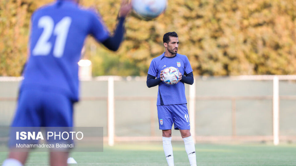 تمرین تیم ملی فوتبال