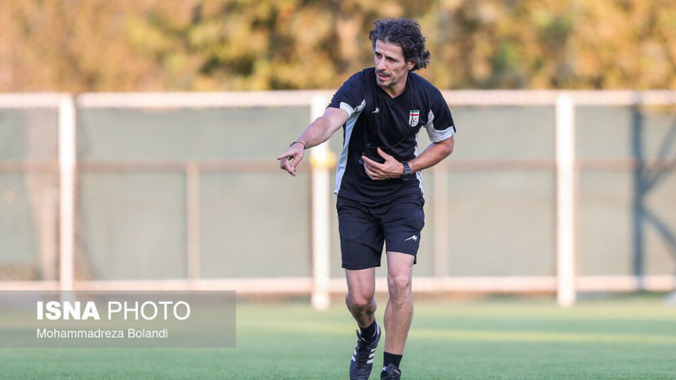 تمرین تیم ملی فوتبال