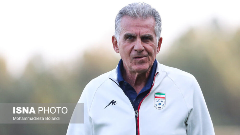 تمرین تیم ملی فوتبال