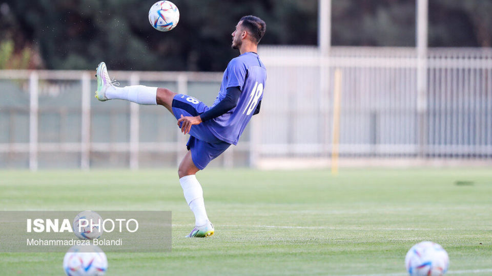 تمرین تیم ملی فوتبال