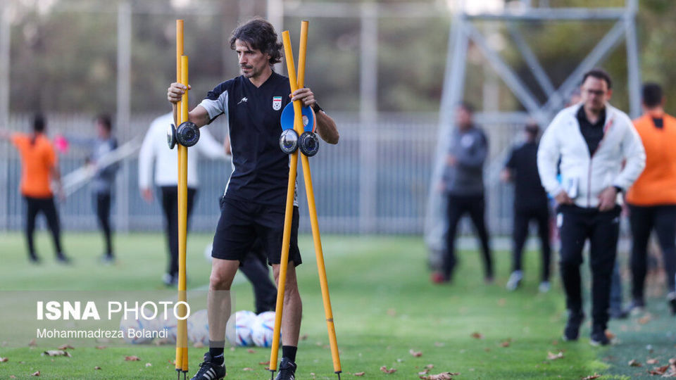 تمرین تیم ملی فوتبال