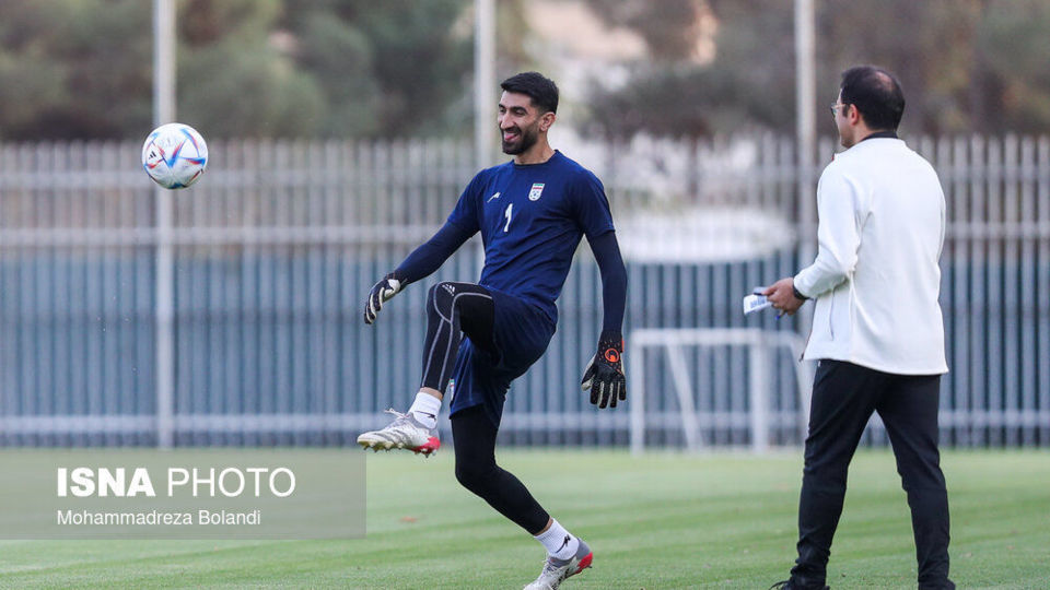 تمرین تیم ملی فوتبال