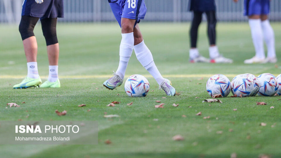 تمرین تیم ملی فوتبال