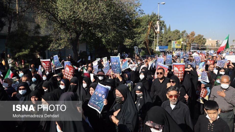 تشییع شهدای حمله تروریستی به حرم شاهچراغ (ع)