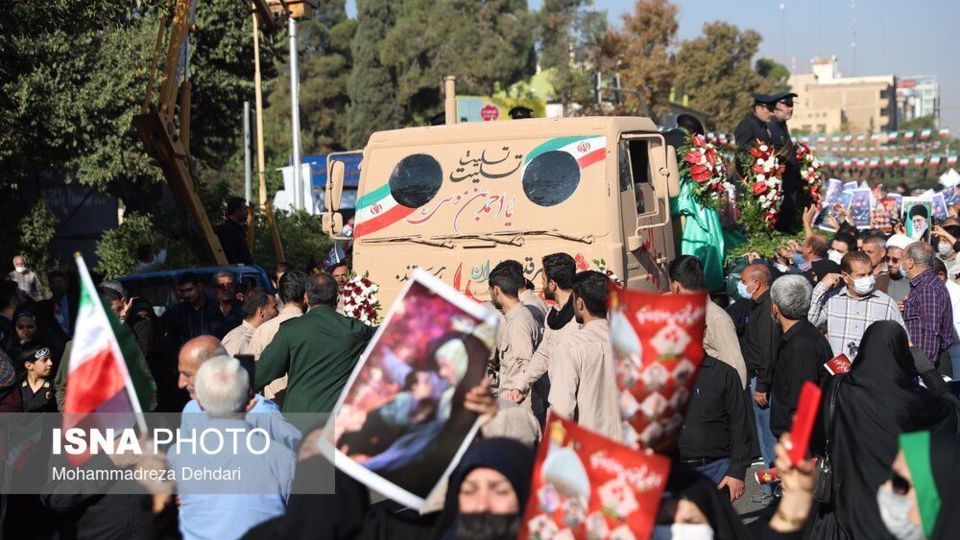 تشییع شهدای حمله تروریستی به حرم شاهچراغ (ع)