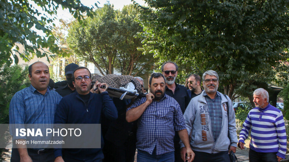 مراسم تشییع پیکر جلال مقامی