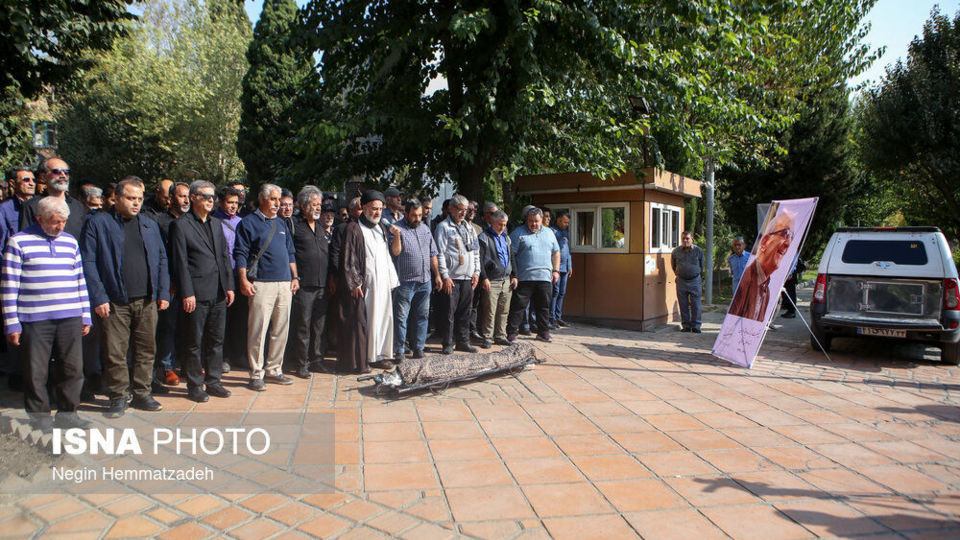 مراسم تشییع پیکر جلال مقامی