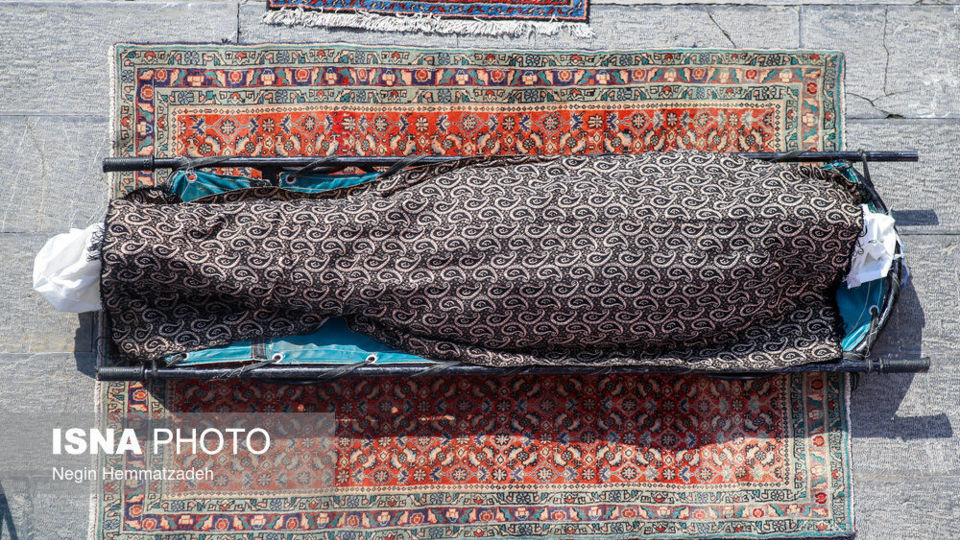 مراسم تشییع پیکر جلال مقامی