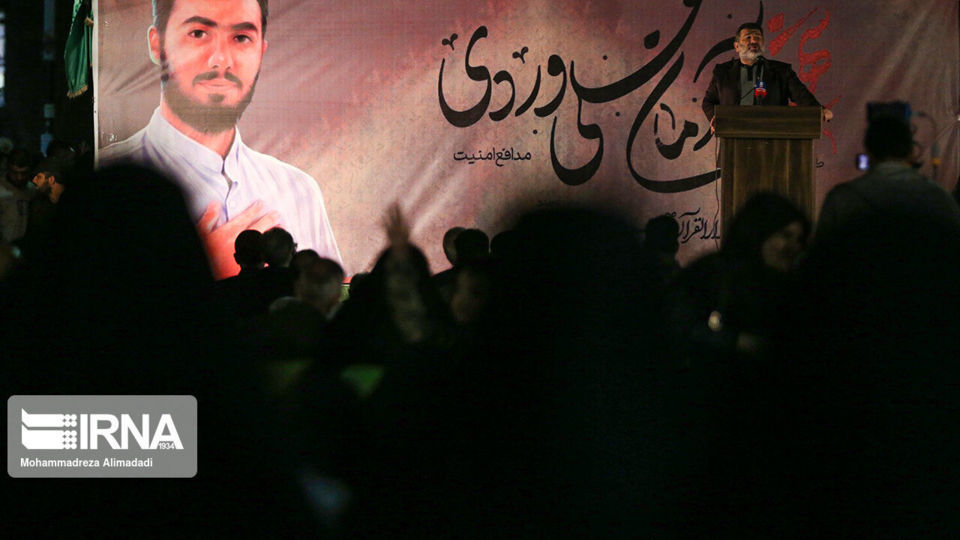 مراسم یادبود شهید آرمان علی‌وردی