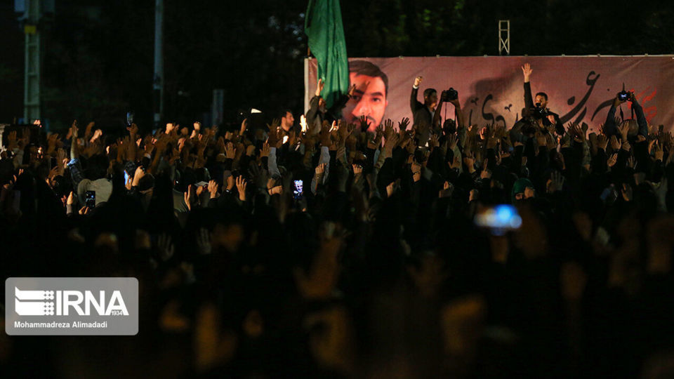 مراسم یادبود شهید آرمان علی‌وردی