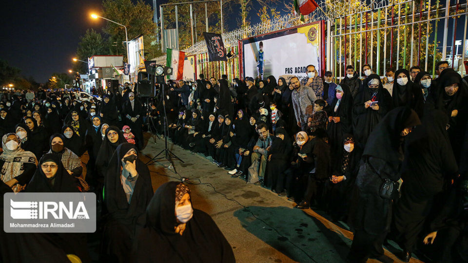 مراسم یادبود شهید آرمان علی‌وردی