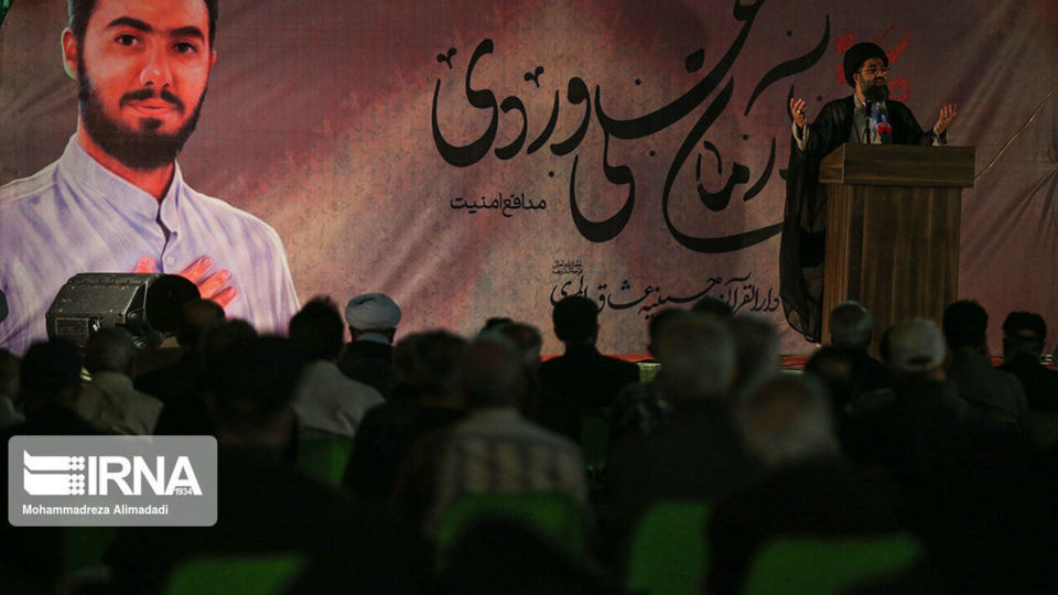 مراسم یادبود شهید آرمان علی‌وردی