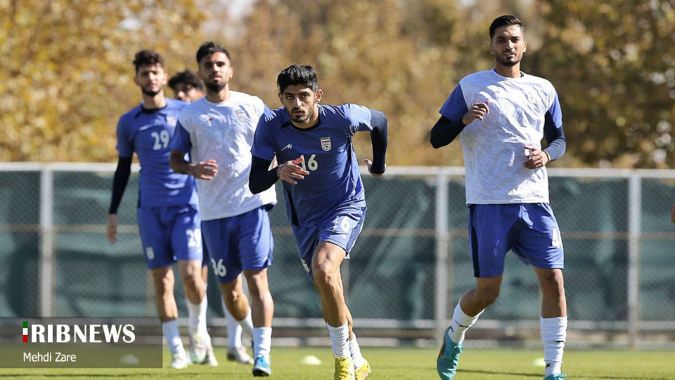  تمرین تیم ملی فوتبال ایران با حضور کارلوس کی‌روش 