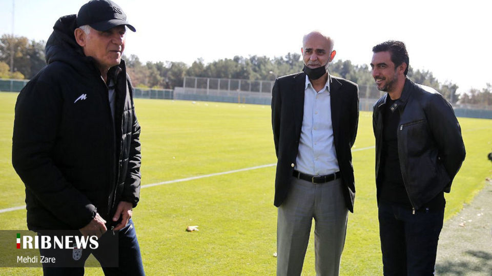  تمرین تیم ملی فوتبال ایران با حضور کارلوس کی‌روش 