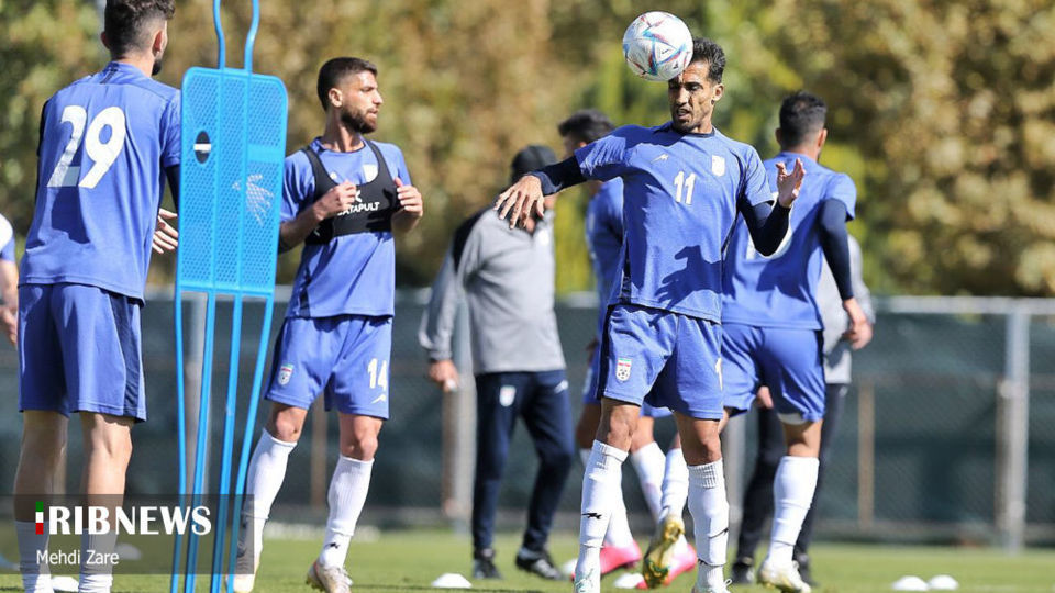 تمرین تیم ملی فوتبال ایران با حضور کارلوس کی‌روش 