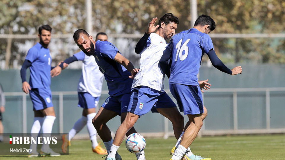  تمرین تیم ملی فوتبال ایران با حضور کارلوس کی‌روش 