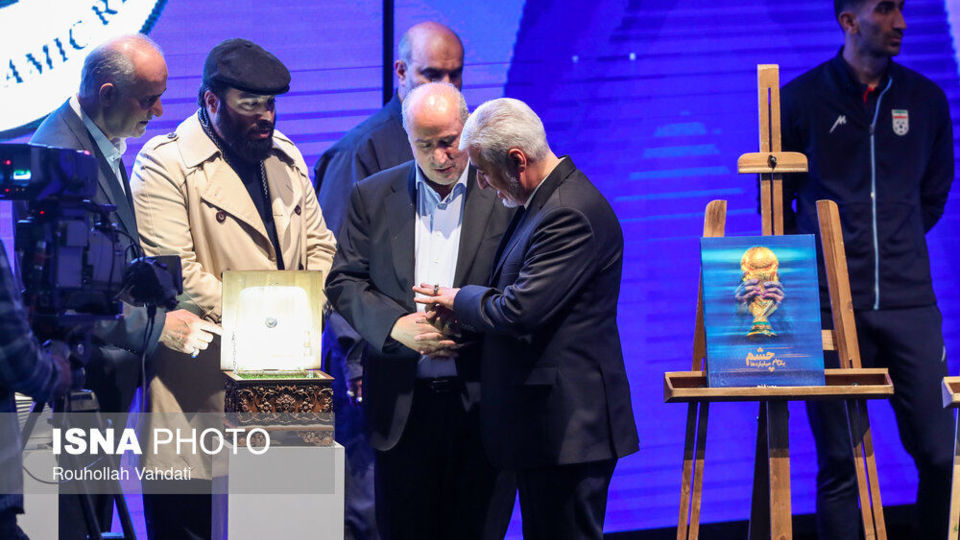 مراسم رونمایی از پیراهن تیم ملی فوتبال