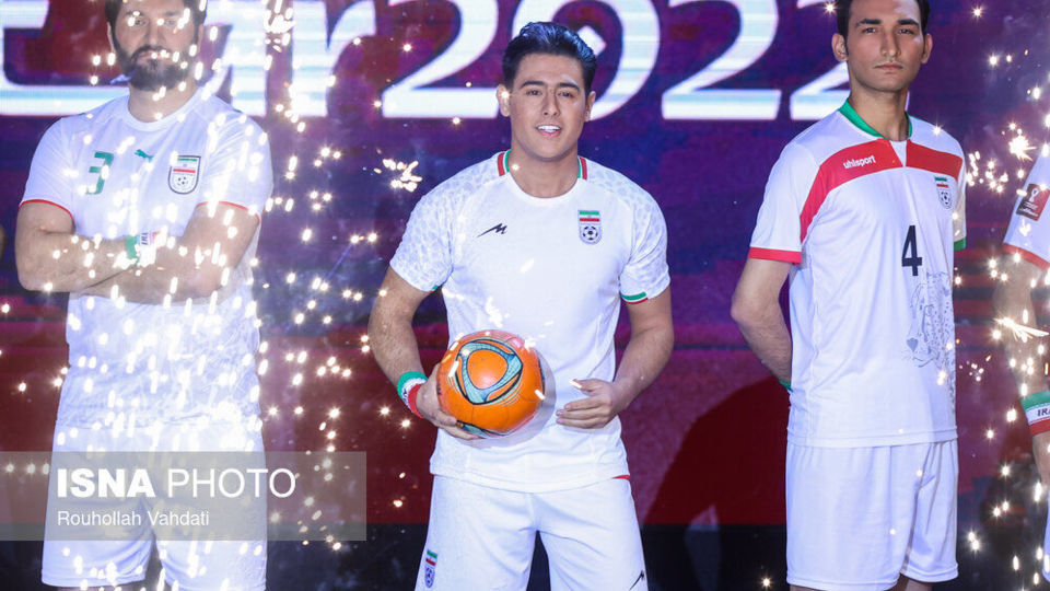 مراسم رونمایی از پیراهن تیم ملی فوتبال