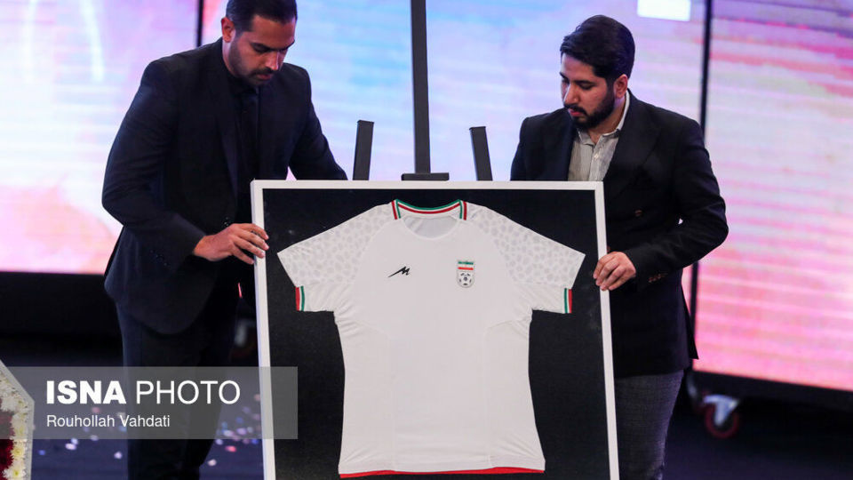 مراسم رونمایی از پیراهن تیم ملی فوتبال