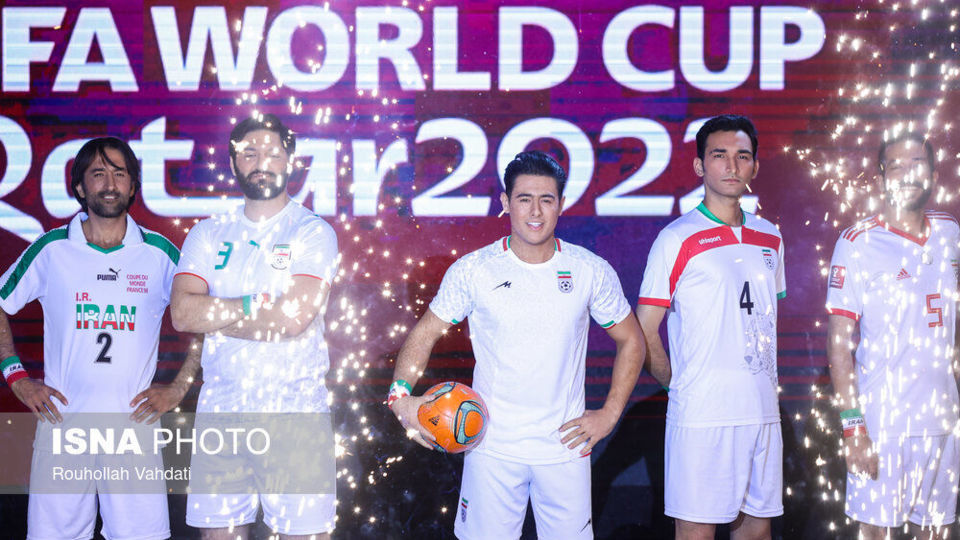 مراسم رونمایی از پیراهن تیم ملی فوتبال